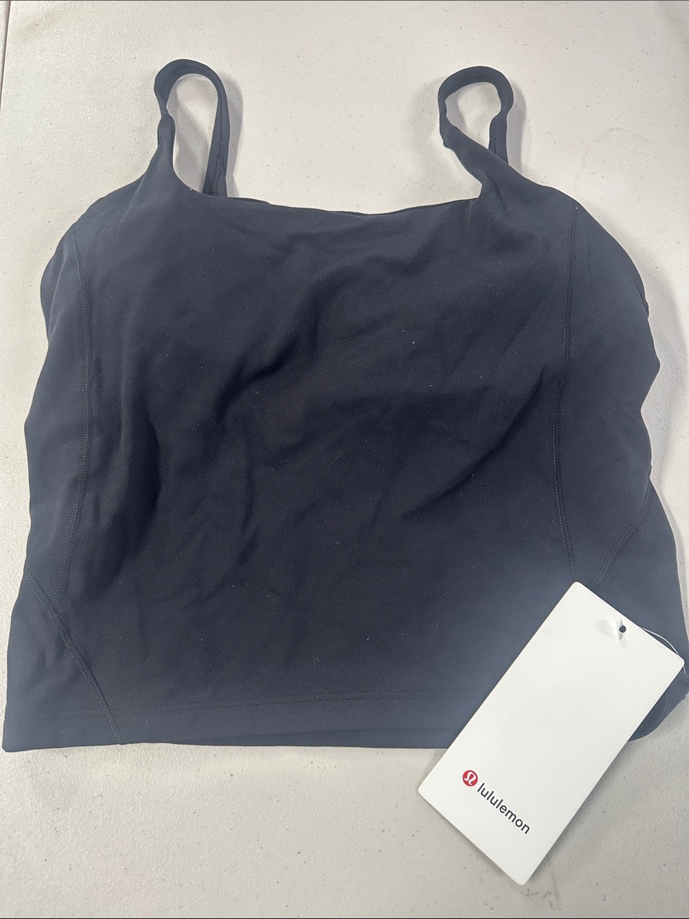 lululemon strappy nulu shelf tank